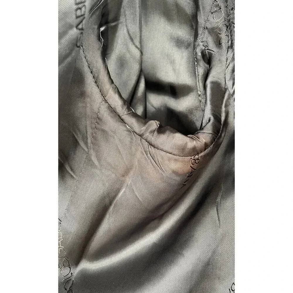 Dolce & Gabbana Women's Pin Striped Blazer Charcoal Gray Jacket Notch Lapel